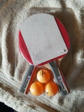Vintage Sportcraft Ping Pong Table Tennis Set Paddles Orange Balls