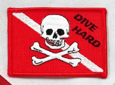 scuba patch diving equip novelty gift snorkel jacket beach pirate dive hard 724