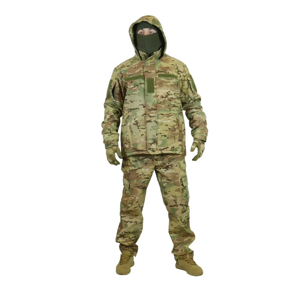Multicam Softshell Tactical Suit – Water-Resistant, Windproof, Spring/Fall - Image 3 of 4