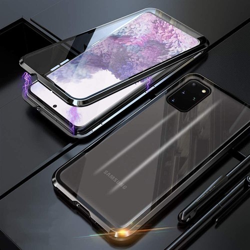 Coque Magnétique Verre Trempé pour Samsung S21 S20 S10 S9 S8 Note 8 9 10 Lite - Photo 12/13