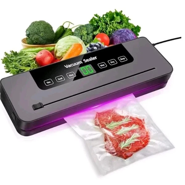 Automatic Food Vacuum Sealer,5 modes,with 10 sealing pockets WITH PLUG UK
Opens in a new window or t