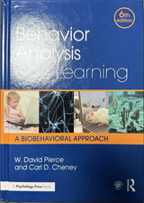 Routledge Behavior Analysis and Learning Biobehavioral Approach 6th HC 2017