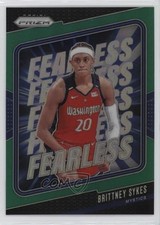 2024 Panini Prizm WNBA Fearless Green Prizm Brittney Sykes #15 2l4