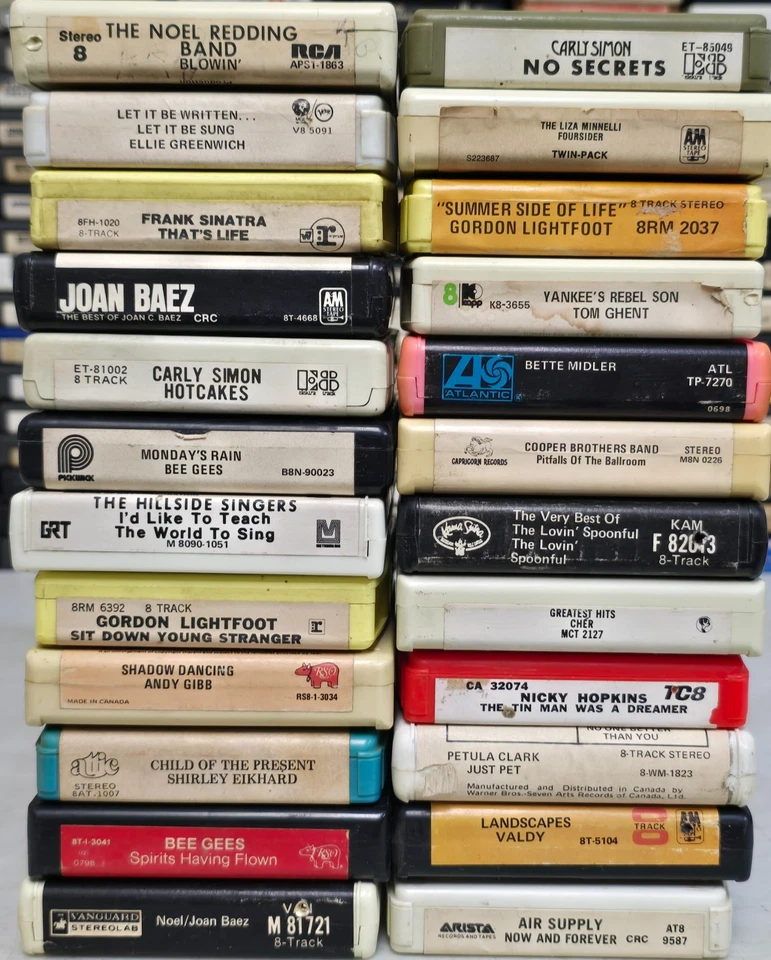 Lot of 24 Assorted 8-Tracks SEE LIST Pop Soft Rock vtg 8 Track Tape #405 - Bild 3 von 4