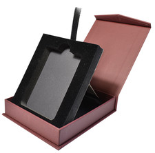Guardhouse Burgundy Magnetic 1 Coin Slab Display Box w/ Easel