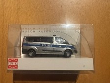 Busch 52414 Ford Transit Custom Bus Polizei Berlin Automodell 1:87 in OVP!