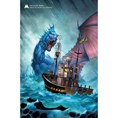 Scale Trade #3 Cover B Max Dunbar Cardstock Variant Magma Comix
