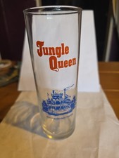 Jungle Queen Riverboat High Ball Tall Glass Fort Lauderdale Souvenir