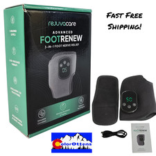 RejuvaCare FootRenew 3-in-1 Nerve Relief Foot  Ankle Massage  Heat w/Extension