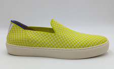 Rothy  s The Original Slip On Sneaker Neon Yellow/lime Green Women's Size 8.5