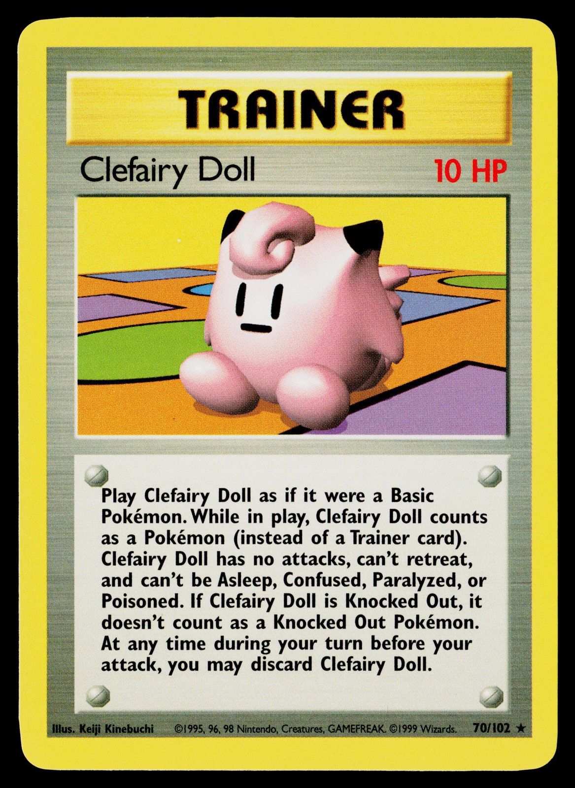 Clefairy Doll #070/102 Base Set Near Mint or Better