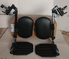 Drive STDELR-TF Pair Swing-Away Elevating Leg Padded Rest Wheelchair Adjustable