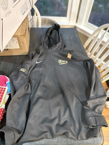 Nike Wake Forest Baseball TEAM ISSUED Deacons Hoodie Sweatshirt XL Deacs ACC