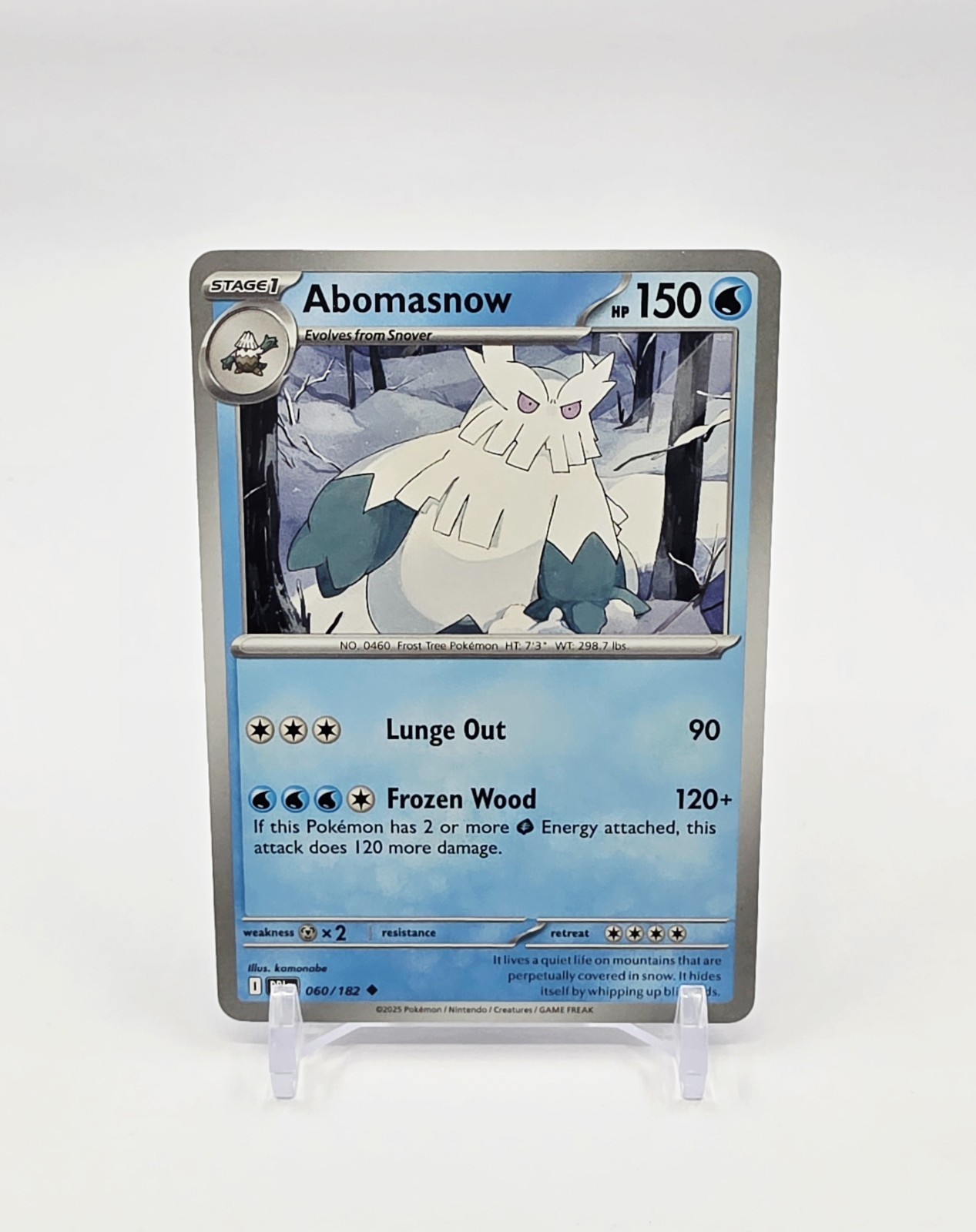 Abomasnow Uncommon Pokémon TCG Destined Rivals 60/182