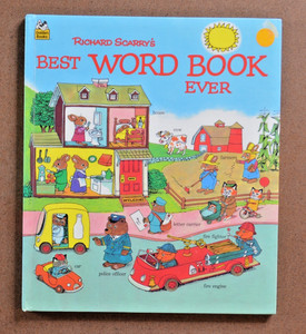 Richard Scarry Biggest Word Book Ever | eBay
