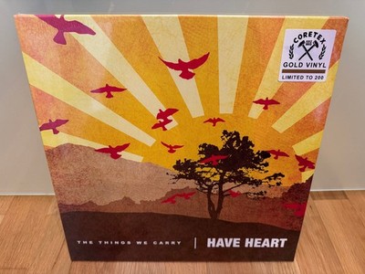 HAVE HEART The Things we Carry LP Youth Crew HC GOLD Vinyl SEALED 200 copies