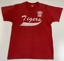 Vintage Little League T Shirt Sz S Single Stitch Faded USA Screen Stars 80s