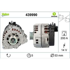 Valeo 439990 Generator für MERCEDES BENZ A KLASSE C CLA CLS E GLB CLASS GLE Valeo 439990 Generator für MERCEDES BENZ A KLASSE C CLA CLS E GLB CLASS GLE