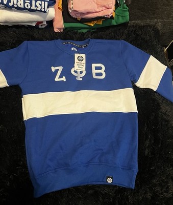 Zeta Phi Beta Sorority Incorporated Royal Blue, And White Sweatshirt