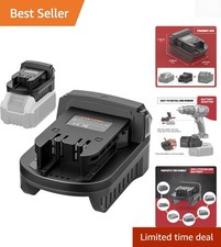 Compact 18V/20V Lithium Battery Converter for DeWalt Milwaukee Power Tools