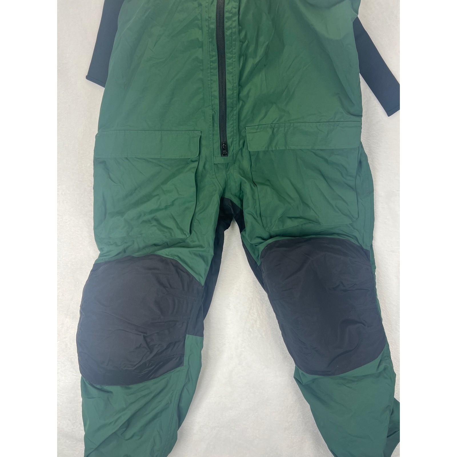 Frabill FXE Green Black Fishing Water Rescue Outdoor Camping Overalls Bibs 2XL