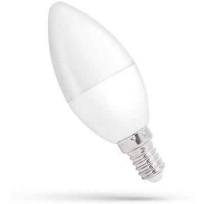 Spectrum LED Lampe Kerzen 6W = 40W matt E14 520lm Kaltweiß 6000K Licht DIMMBAR
