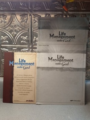 A Beka Book Homeschool 11th Grade Life Management under God Student Kit and Key.