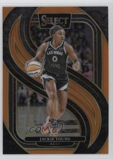 2025 Panini Select WNBA Premier Level Orange Prizm /125 Jackie Young #161 6q5
