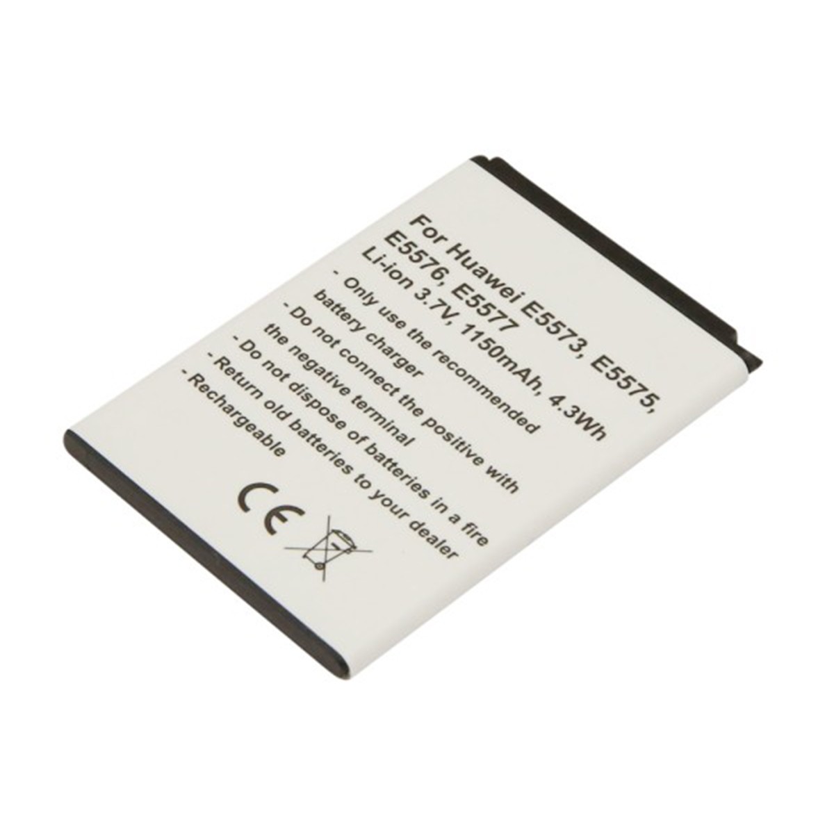 Batterie pour Huawei E5573 et E5576, cellule lithium 3.7V 1150mAh de remplacement