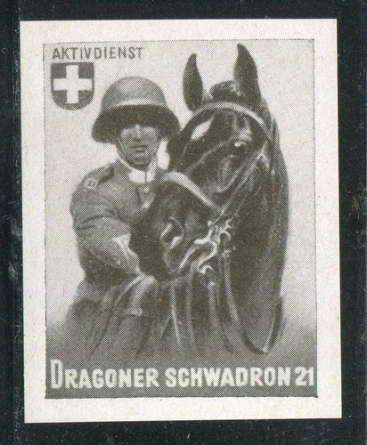 Switzerland Swiss Military Soldier f  Kavallerie  (Cavalry) #23 MNH 50