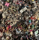 10 Pound Vintage & Now Costume Jewelry Junk Drawer Craft Lot Wear/Repair/Crafts