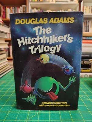 The Hitchhiker's Trilogy Omnibus Edition Harmony HCw/DJ 1983 1st/1st VG+/VG+