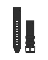- Garmin Quickfit 22 Leather Strap for Fenix 6/Forerunner 935/945, Black Le