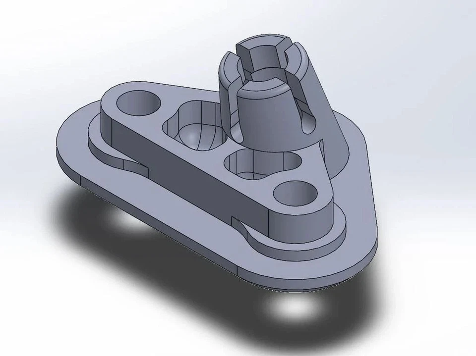 遮阳板支架适用于丰田 86 Scion FRS 斯巴鲁 BRZ 2 件装 — 第 3/3 张图片