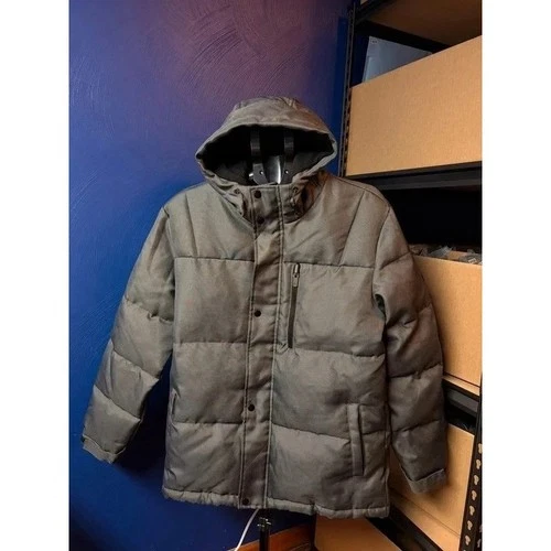 Perry Ellis Portfolio Men's Hooded Puffer Jacket - product listing photo