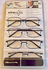 Reading Glasses Men's MAGNIVISION 1.50 Lightweight 4 Pairs NEW