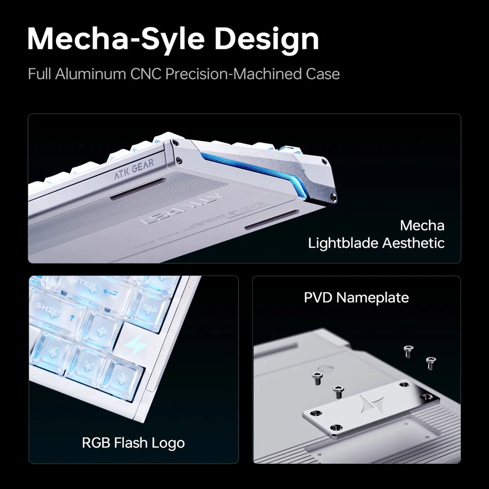 ATK RS7 V2 75% Aluminum Hall Effect Gaming Keyboard | 0.001mm RT | RGB | FOR FPS - Image 4 of 4