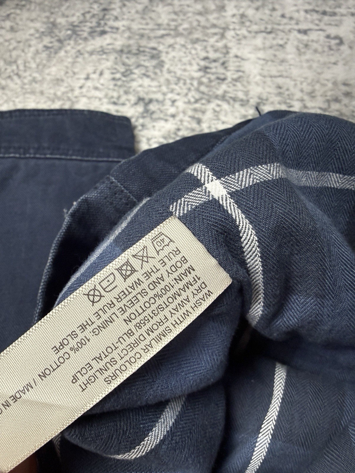 Fat Face Jacket Mens Extra Large Blue Chore Canvas Utility Workwear Heavy image 9
