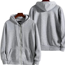 Zipper Hoodies Autumn Winter Men's Long Sleeve Hooded Sweatshirt Fashion Casua