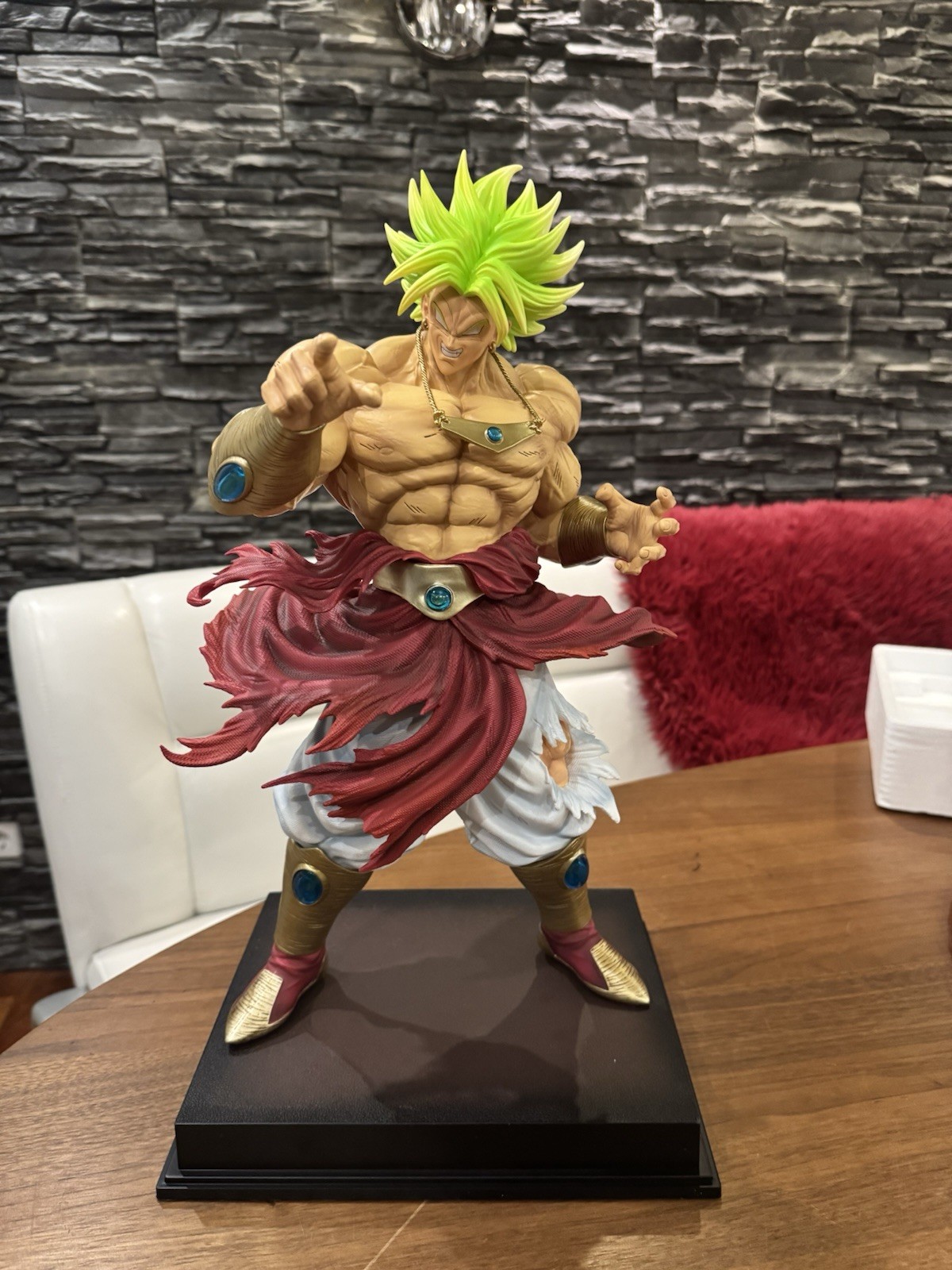 Broly Figura Dragon Ball Z Coleccionista Anime Gaming Son Goku Vegeta Manga 50cm