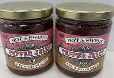 Trader Joe's Hot Sweet Pepper Jelly 11 Ounce Pack Of 2 exp 1/27/2027