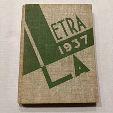 1937 University Redlands Yearbook La Letra