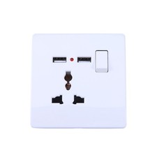Power Outlet Wall with Usb Charging Chargers for Multiple Devices