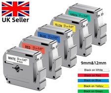M-K231 M-K221 12mm 9mm Tape for Brother Label Maker P-Touch PT-80 85 70 65 55 90