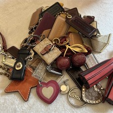 COACH Keychain Charm 70 Lot From Japan