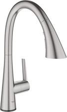 GROHE 30205DC2 Zedra Touchless Pull-Down Kitchen Faucet Supersteel Stainless St