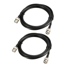 2pcs RG58 Coaxial Cable with BNC Male to BNC Male Connectors 50 Ohm 6.6 ft