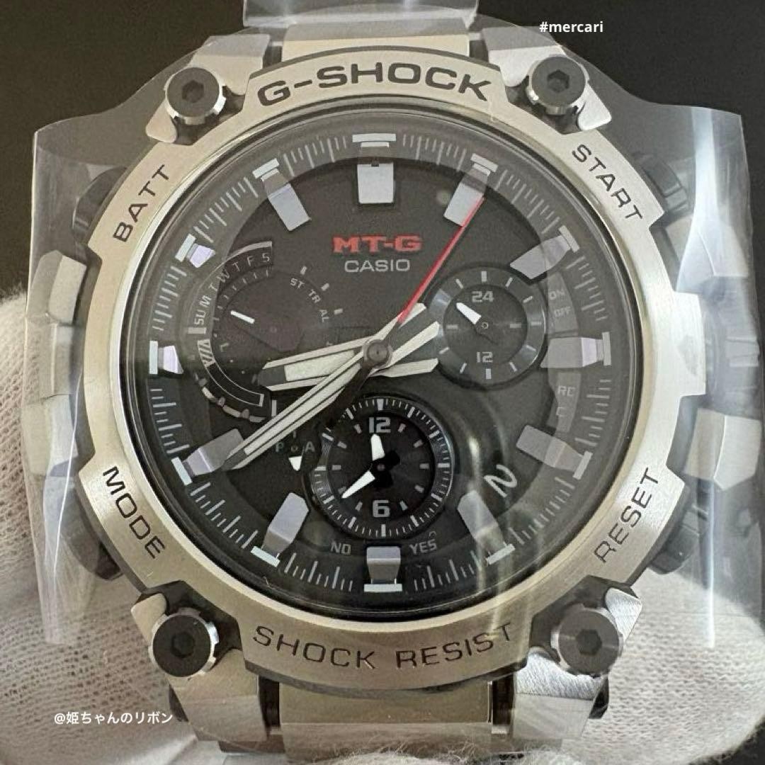 CASIO G-SHOCK MTG-B3000D-1AJF Silver Bluetooth Solar Men's Watch