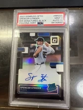 2022 Donruss Optic RRSSS PSA 9 PSA 10 Autograph Spencer Strider  04/49 Fast Ship