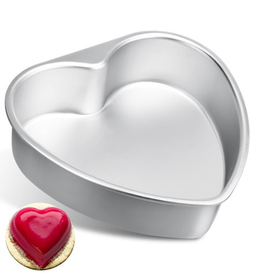 #ad 8 Inch Aluminum Heart Cake Pan Non Stick Baking Mold Air Fryer Pressure Cooker $20.25